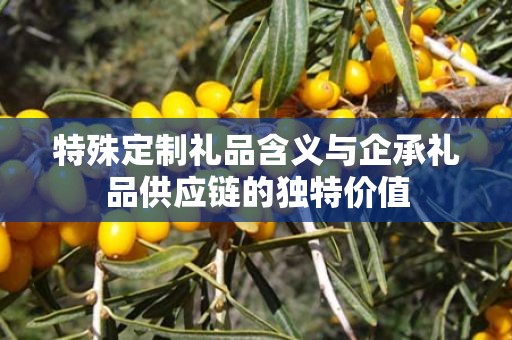 特殊定制礼品含义与企承礼品供应链的独特价值