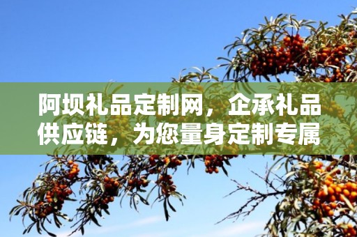 阿坝礼品定制网，企承礼品供应链，为您量身定制专属礼品